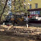 Началось благоустройство аллеи возле оптового рынка на Назарбаева