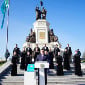 Церемония поднятия Государственного флага прошла на востоке Казахстана
