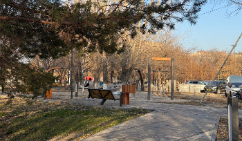 Строительство аллеи на улице Казахстан в Усть-Каменогорске практически завершено