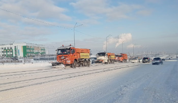 К утру в Усть-Каменогорске постарались ликвидировать последствия метели
