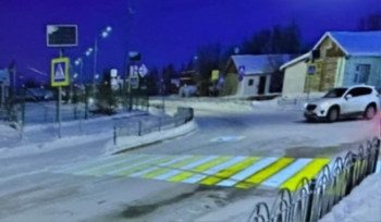 Голограммный пешеходный переход появился в Усть-Каменогорске