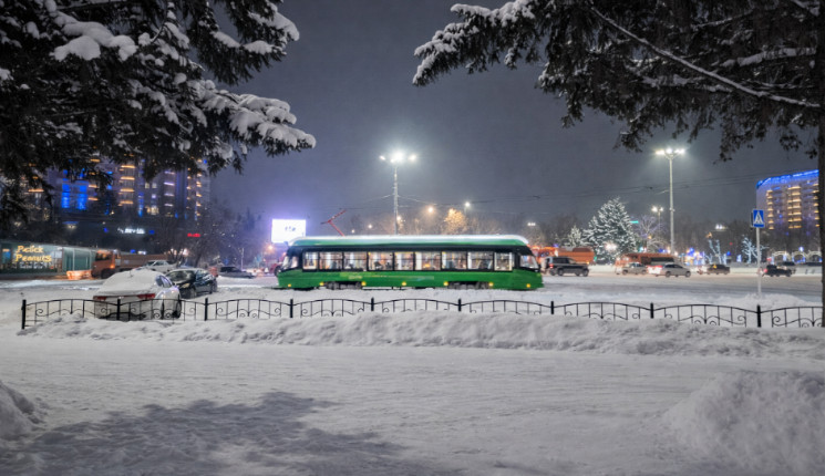 На дорогах Усть-Каменогорска перестали использовать соль