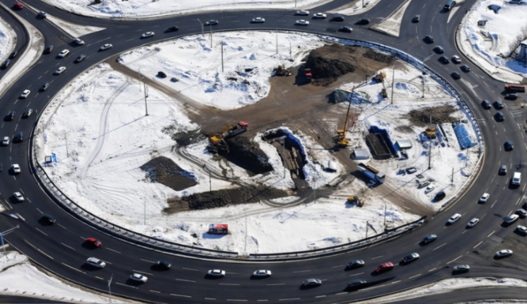 Завершить кольцевую развязку на КШТ планируют до конца октября