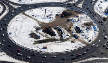 Завершить кольцевую развязку на КШТ планируют до конца октября