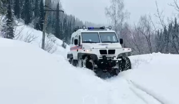 Спасатели доставили жительницу села Карагужиха в больницу по бездорожью
