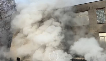 В Усть-Каменогорске произошел пожар в шашлычной