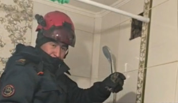 В Усть-Каменогорске спасатели пришли на помощь птенцу