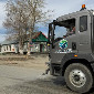 В селах ВКО также начали мыть улицы