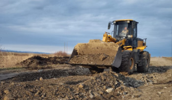 На участке трассы 