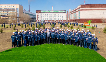 За посадкой деревьев в Усть-Каменогорске наблюдал президент