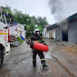 Во время пожара в магазине Усть-Каменогорска мог произойти взрыв