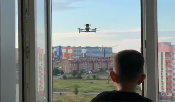 В Усть-Каменогорске говорящие дроны полиции обращаются к жителям